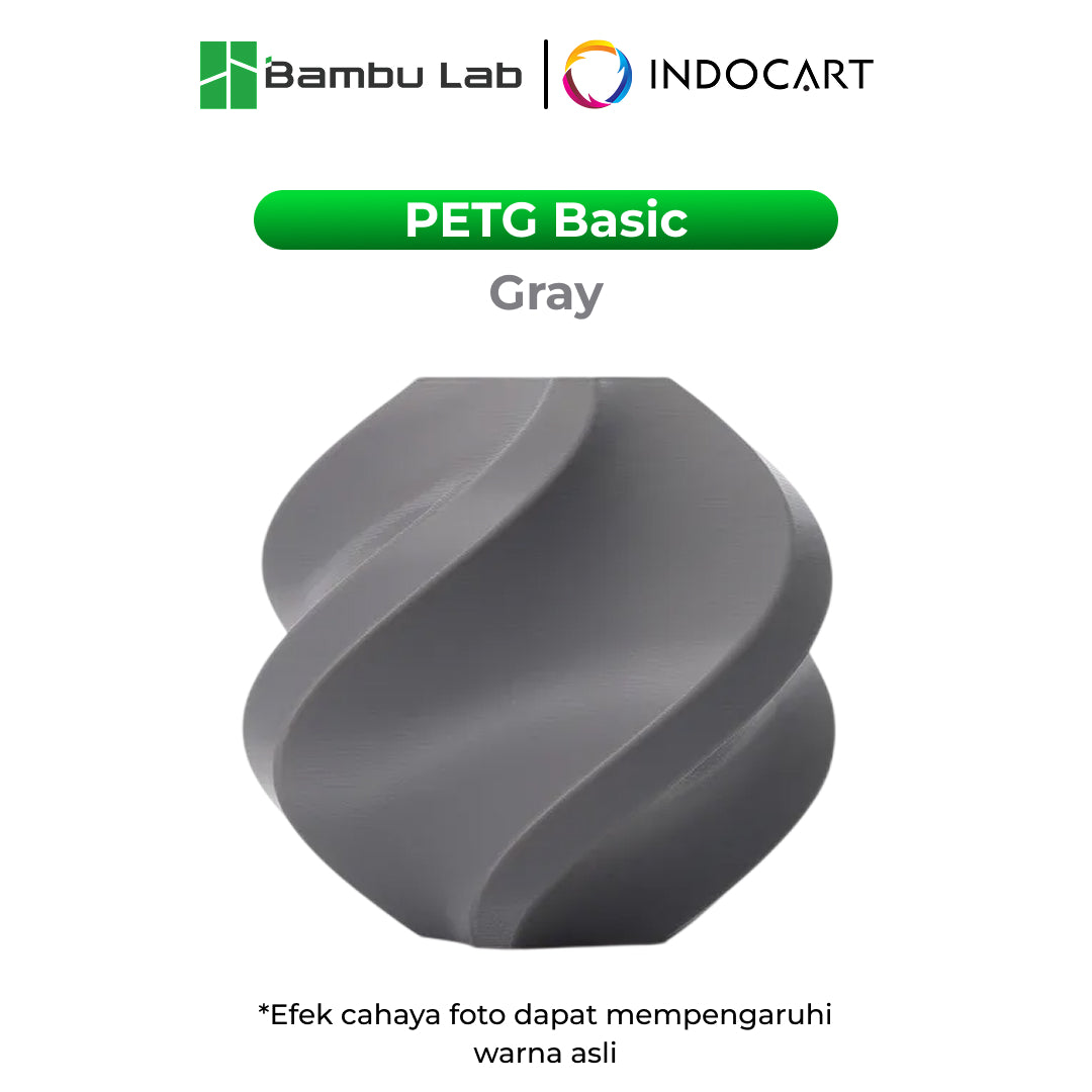 3D Printer Filament Bambulab PETG Basic Upgraded Resistance To UV and Temperature 1.75mm 1kg