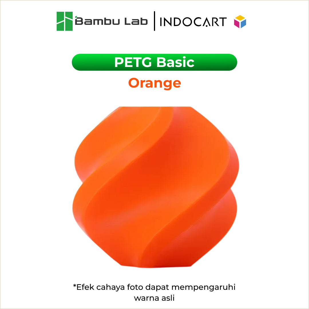 3D Printer Filament Bambulab PETG Basic Upgraded Resistance To UV and Temperature 1.75mm 1kg