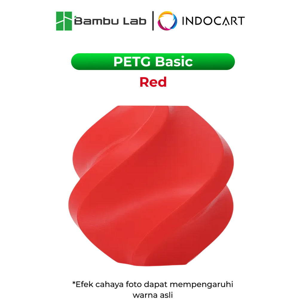 3D Printer Filament Bambulab PETG Basic Upgraded Resistance To UV and Temperature 1.75mm 1kg