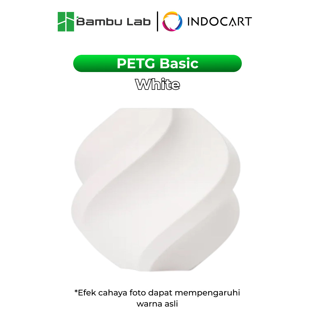 3D Printer Filament Bambulab PETG Basic Upgraded Resistance To UV and Temperature 1.75mm 1kg