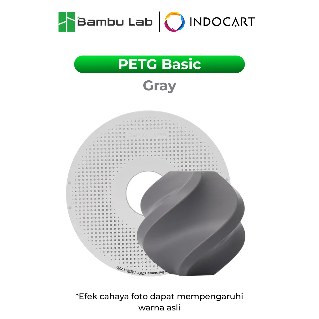 3D Printer Filament Bambulab PETG Basic Upgraded Resistance To UV and Temperature 1.75mm 1kg