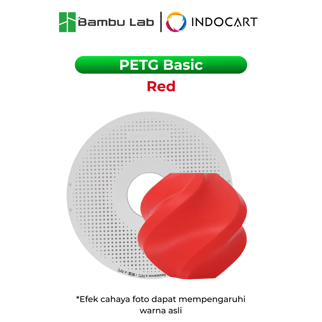 3D Printer Filament Bambulab PETG Basic Upgraded Resistance To UV and Temperature 1.75mm 1kg