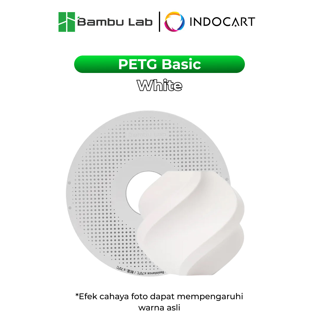 3D Printer Filament Bambulab PETG Basic Upgraded Resistance To UV and Temperature 1.75mm 1kg