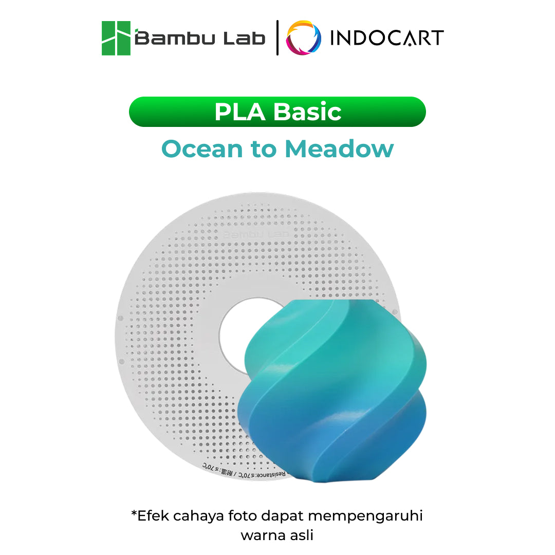 3D Printer Filament BambuLab PLA Basic Gradient Color Easy to Print Filament 1.75mm 1Kg