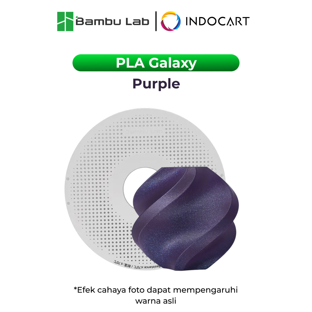 3D Printer Filament BambuLab PLA Galaxy Sleek Glossy Finish Filament 1.75mm 1Kg