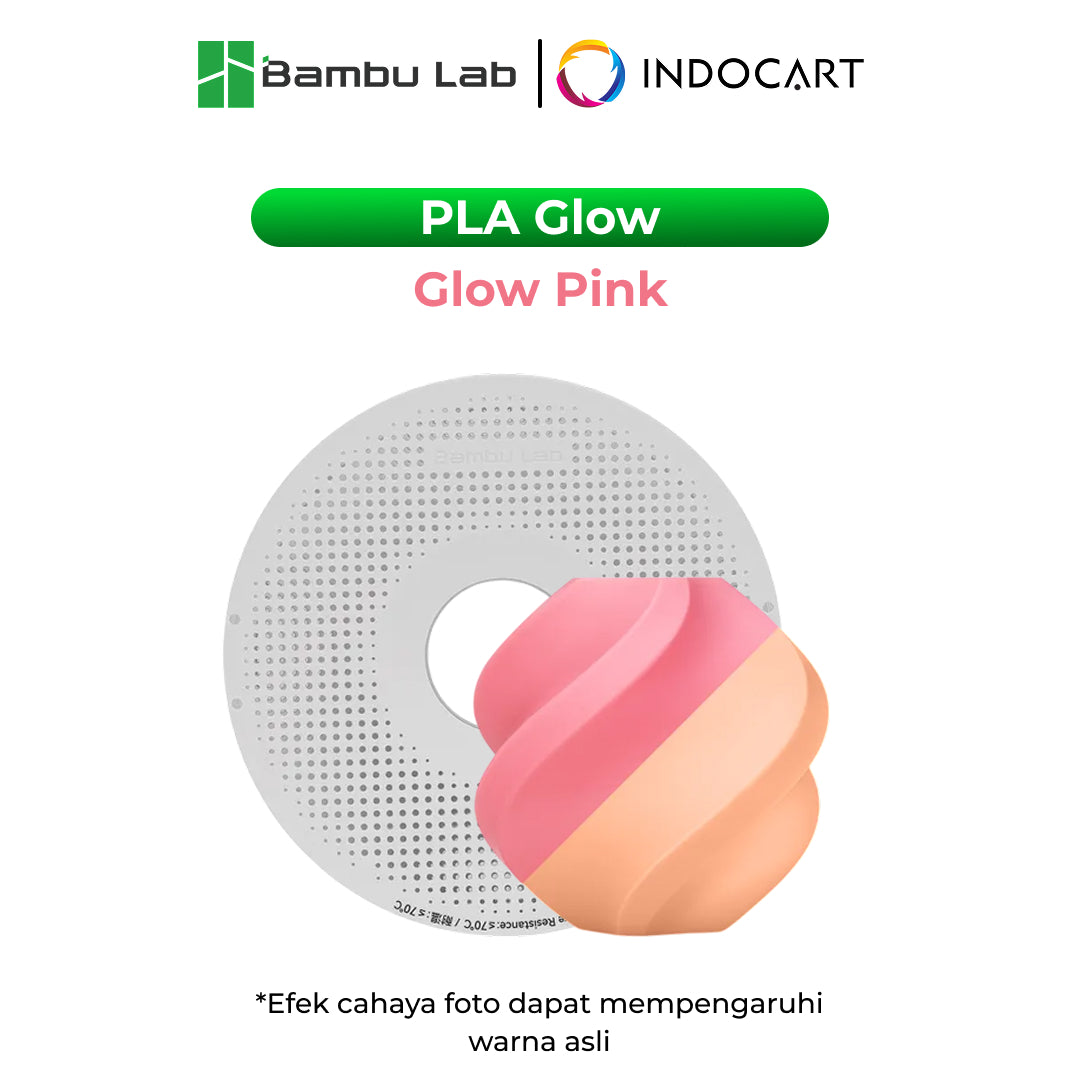 3D Printer Filament BambuLab PLA Glow Unique Glow In Low Light Conditions 1.75mm 1Kg