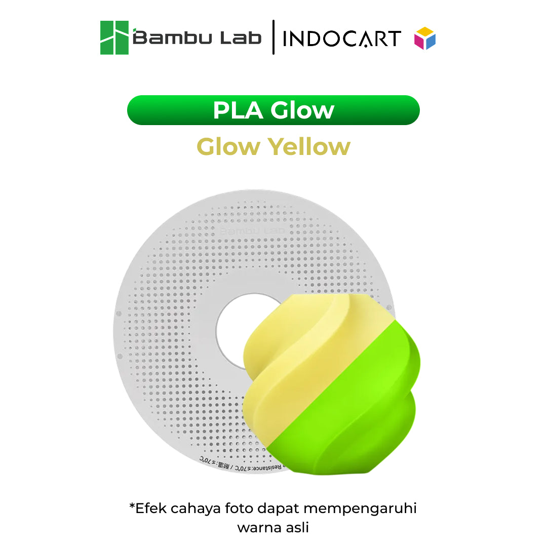 3D Printer Filament BambuLab PLA Glow Unique Glow In Low Light Conditions 1.75mm 1Kg
