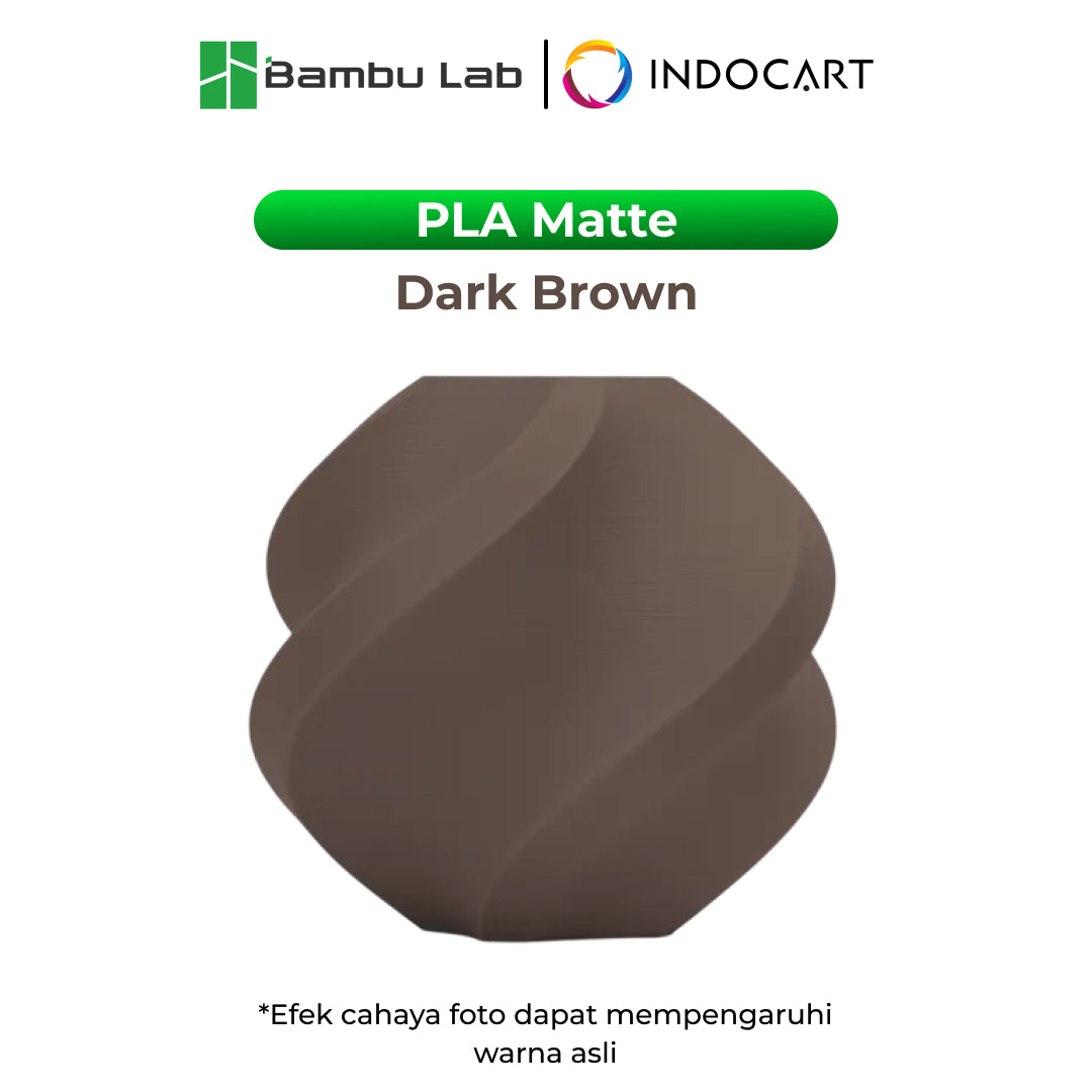 3D Printer Filament Refill BambuLab PLA Matte Elegant Soft Finish Filament 1.75mm-1Kg