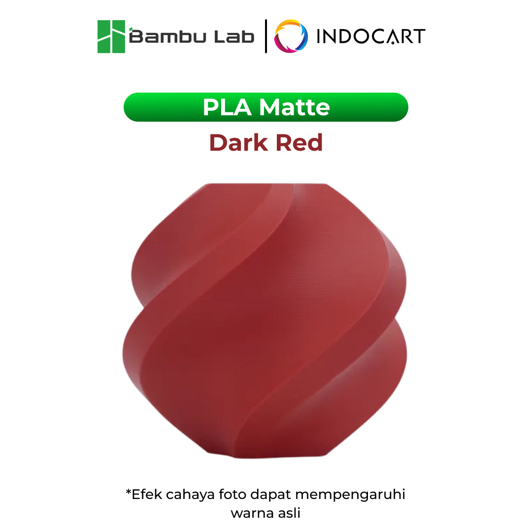 3D Printer Filament Refill BambuLab PLA Matte Elegant Soft Finish Filament 1.75mm-1Kg