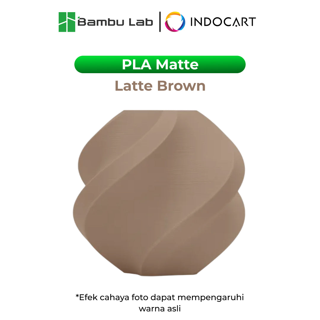 3D Printer Filament Refill BambuLab PLA Matte Elegant Soft Finish Filament 1.75mm-1Kg