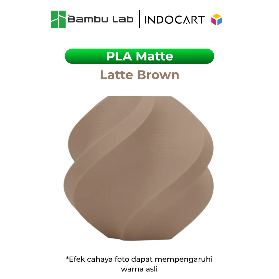 3D Printer Filament Refill BambuLab PLA Matte Elegant Soft Finish Filament 1.75mm-1Kg
