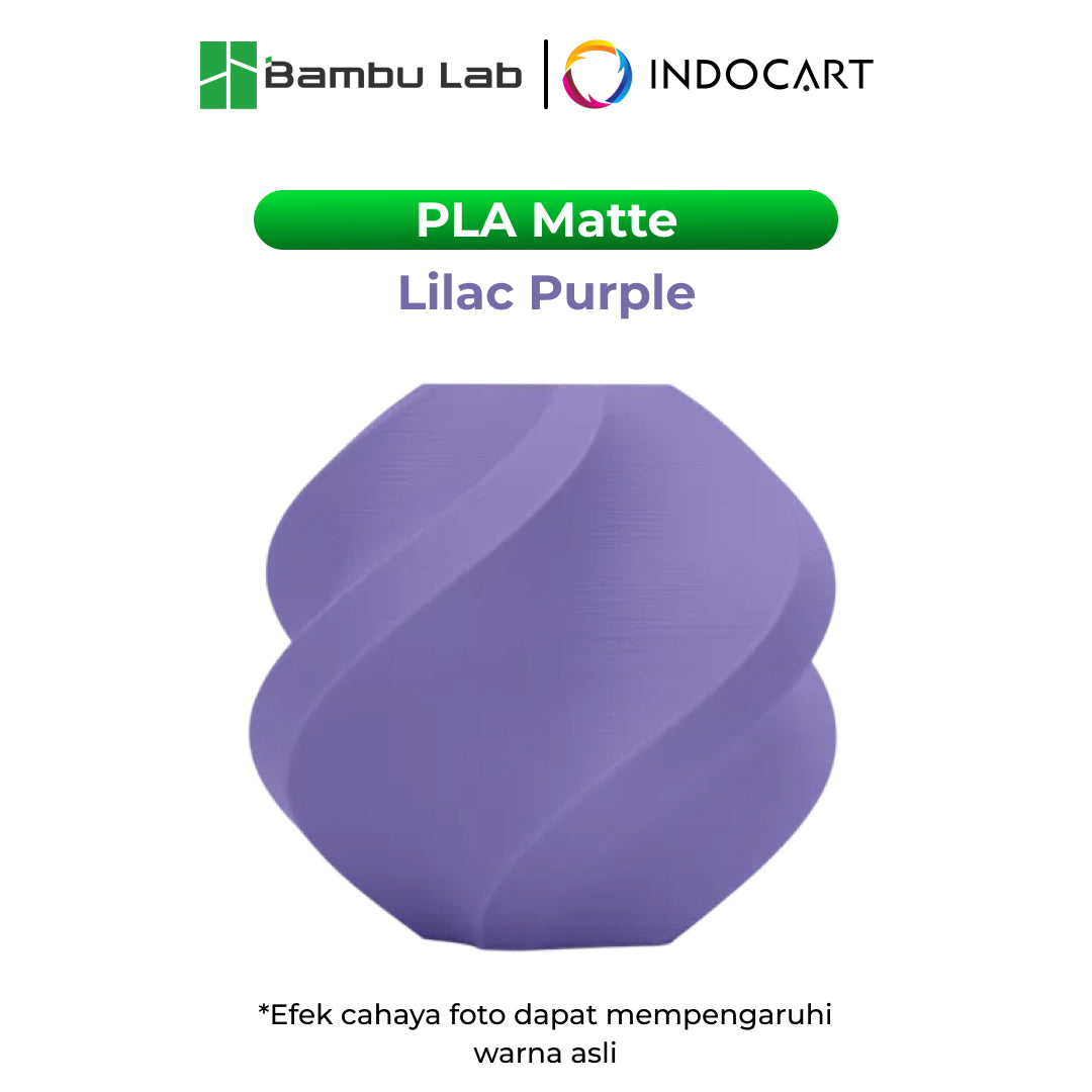 3D Printer Filament Refill BambuLab PLA Matte Elegant Soft Finish Filament 1.75mm-1Kg