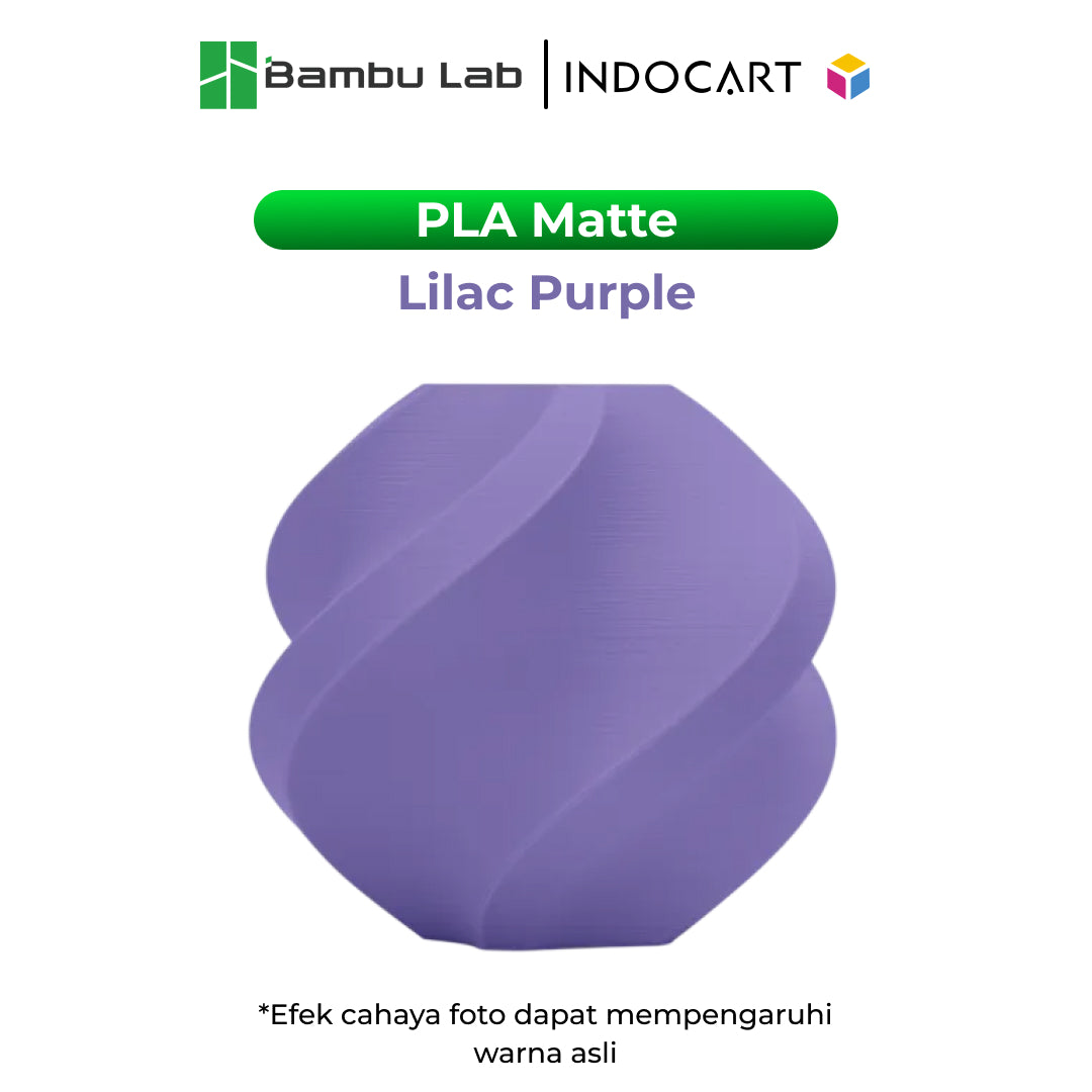 3D Printer Filament Refill BambuLab PLA Matte Elegant Soft Finish Filament 1.75mm-1Kg