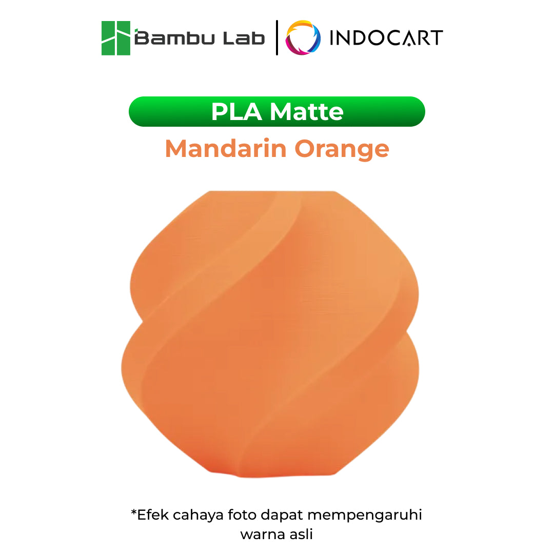 3D Printer Filament Refill BambuLab PLA Matte Elegant Soft Finish Filament 1.75mm-1Kg