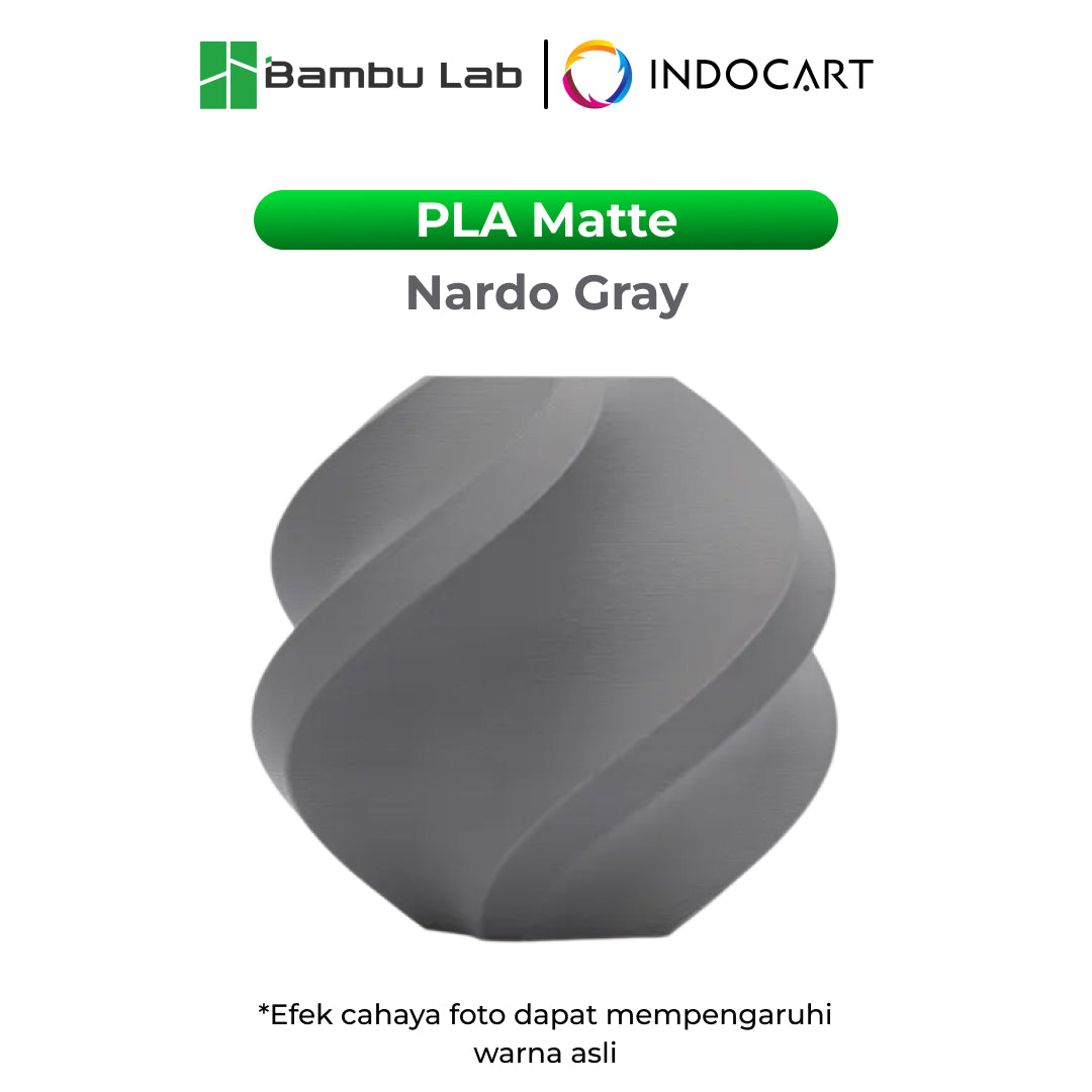 3D Printer Filament Refill BambuLab PLA Matte Elegant Soft Finish Filament 1.75mm-1Kg