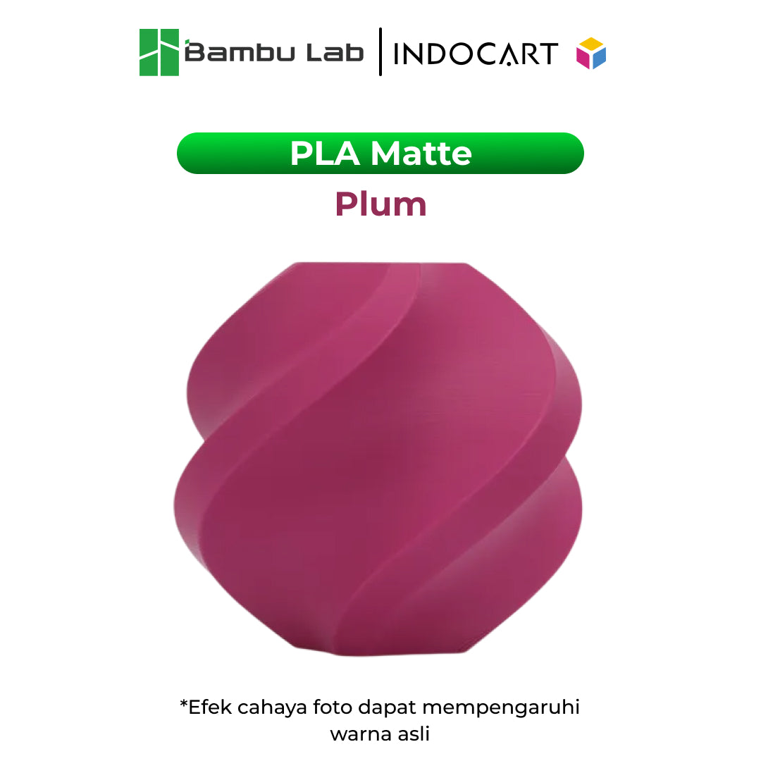 3D Printer Filament Refill BambuLab PLA Matte Elegant Soft Finish Filament 1.75mm-1Kg