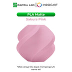 3D Printer Filament Refill BambuLab PLA Matte Elegant Soft Finish Filament 1.75mm-1Kg