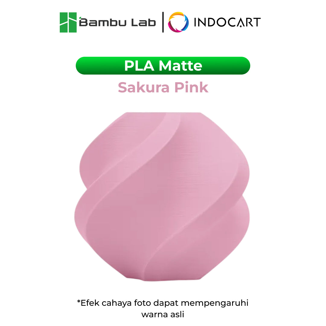 3D Printer Filament Refill BambuLab PLA Matte Elegant Soft Finish Filament 1.75mm-1Kg
