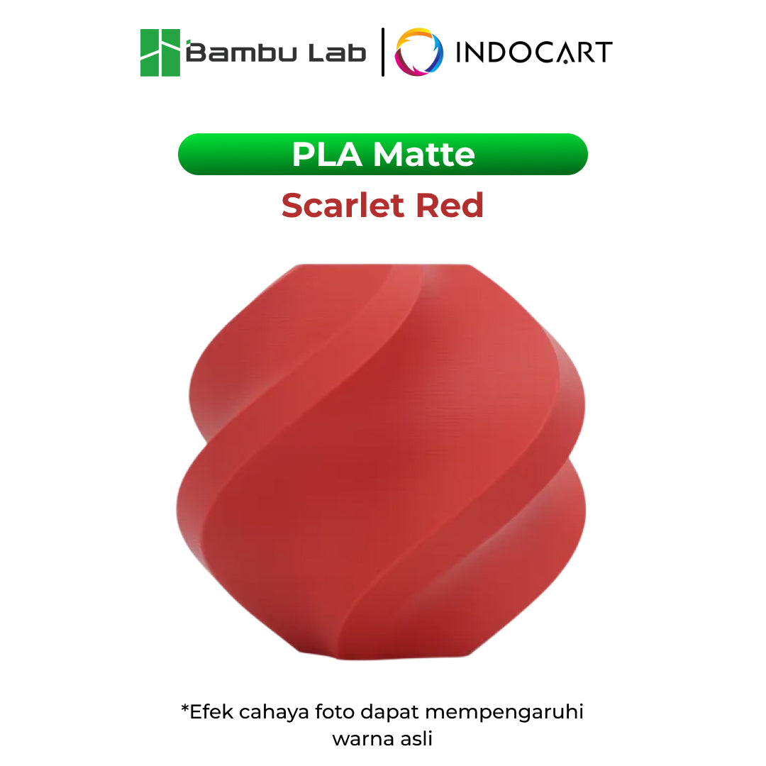 3D Printer Filament Refill BambuLab PLA Matte Elegant Soft Finish Filament 1.75mm-1Kg