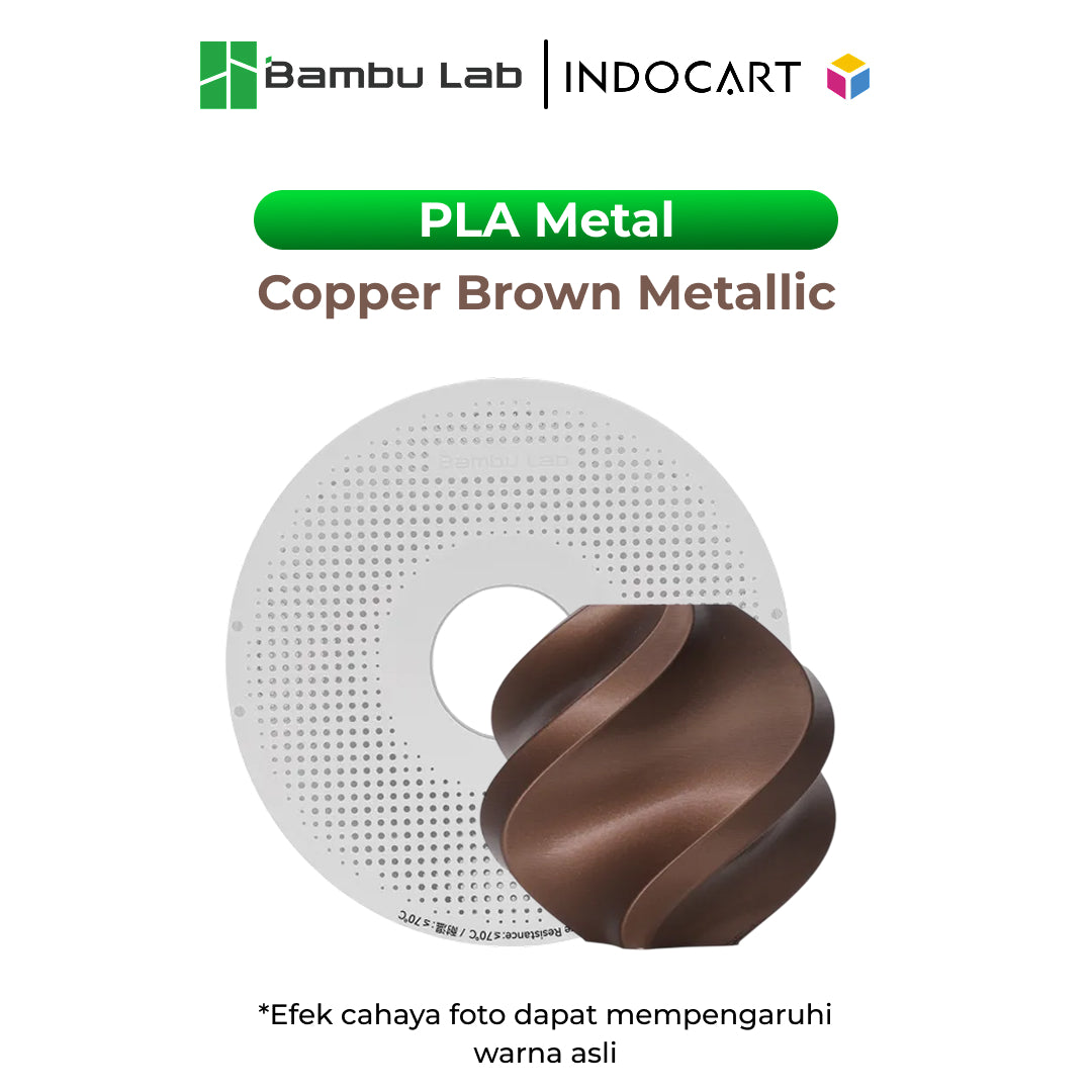 3D Printer Filament BambuLab PLA Metal Finish Effect Filament 1.75mm-1Kg