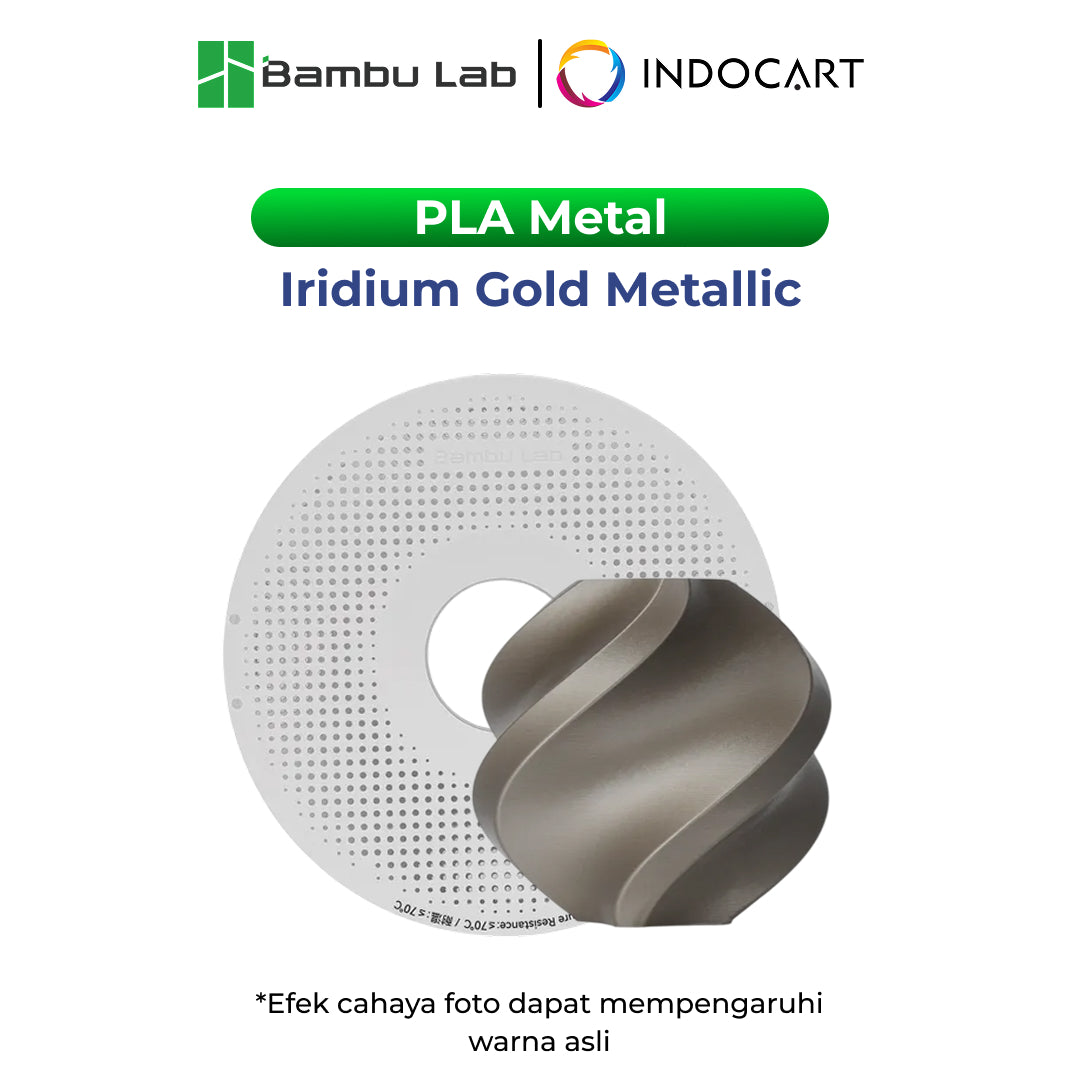 3D Printer Filament BambuLab PLA Metal Finish Effect Filament 1.75mm-1Kg