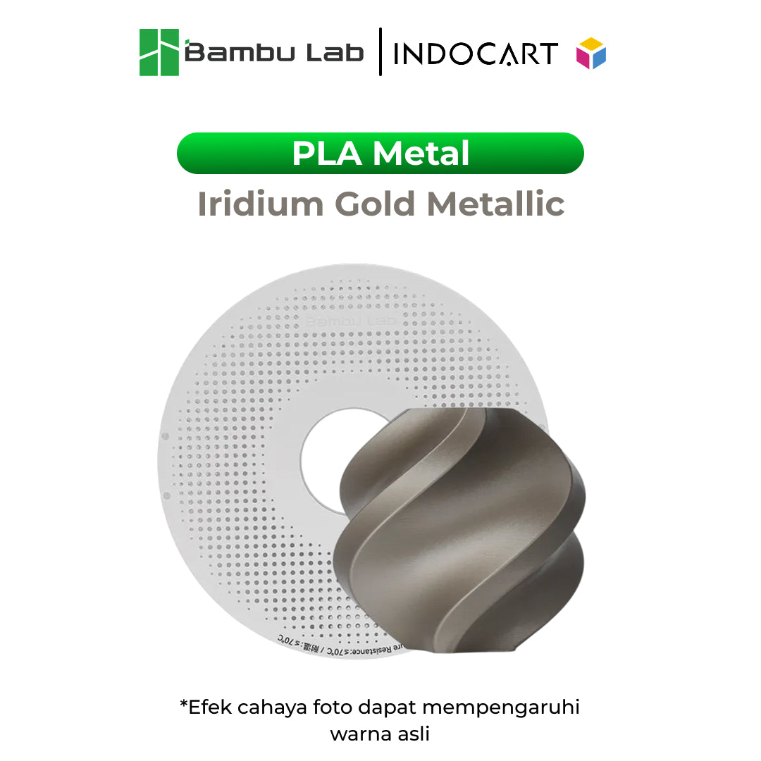 3D Printer Filament BambuLab PLA Metal Finish Effect Filament 1.75mm-1Kg