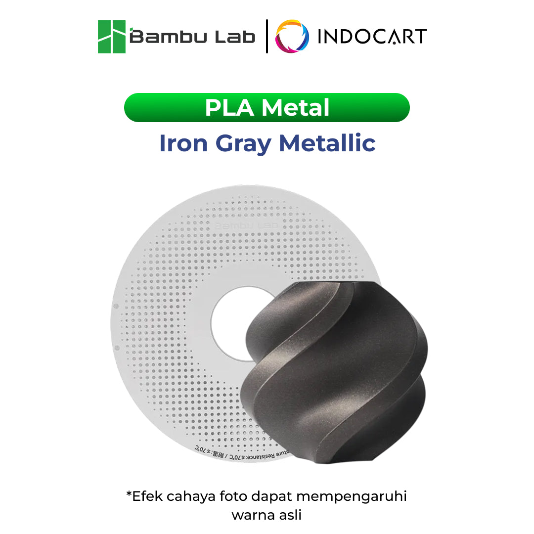 3D Printer Filament BambuLab PLA Metal Finish Effect Filament 1.75mm-1Kg