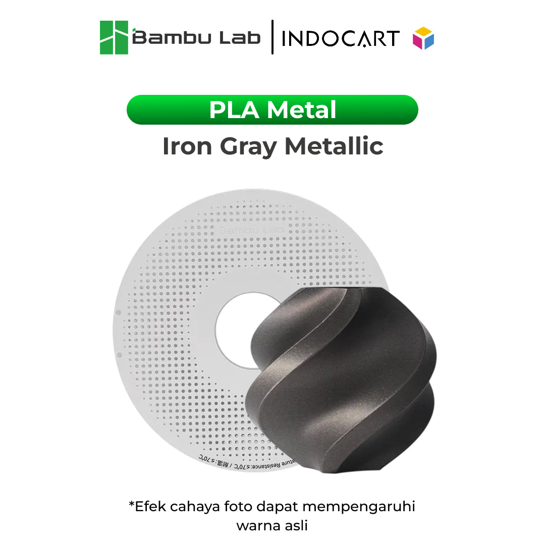 3D Printer Filament BambuLab PLA Metal Finish Effect Filament 1.75mm-1Kg
