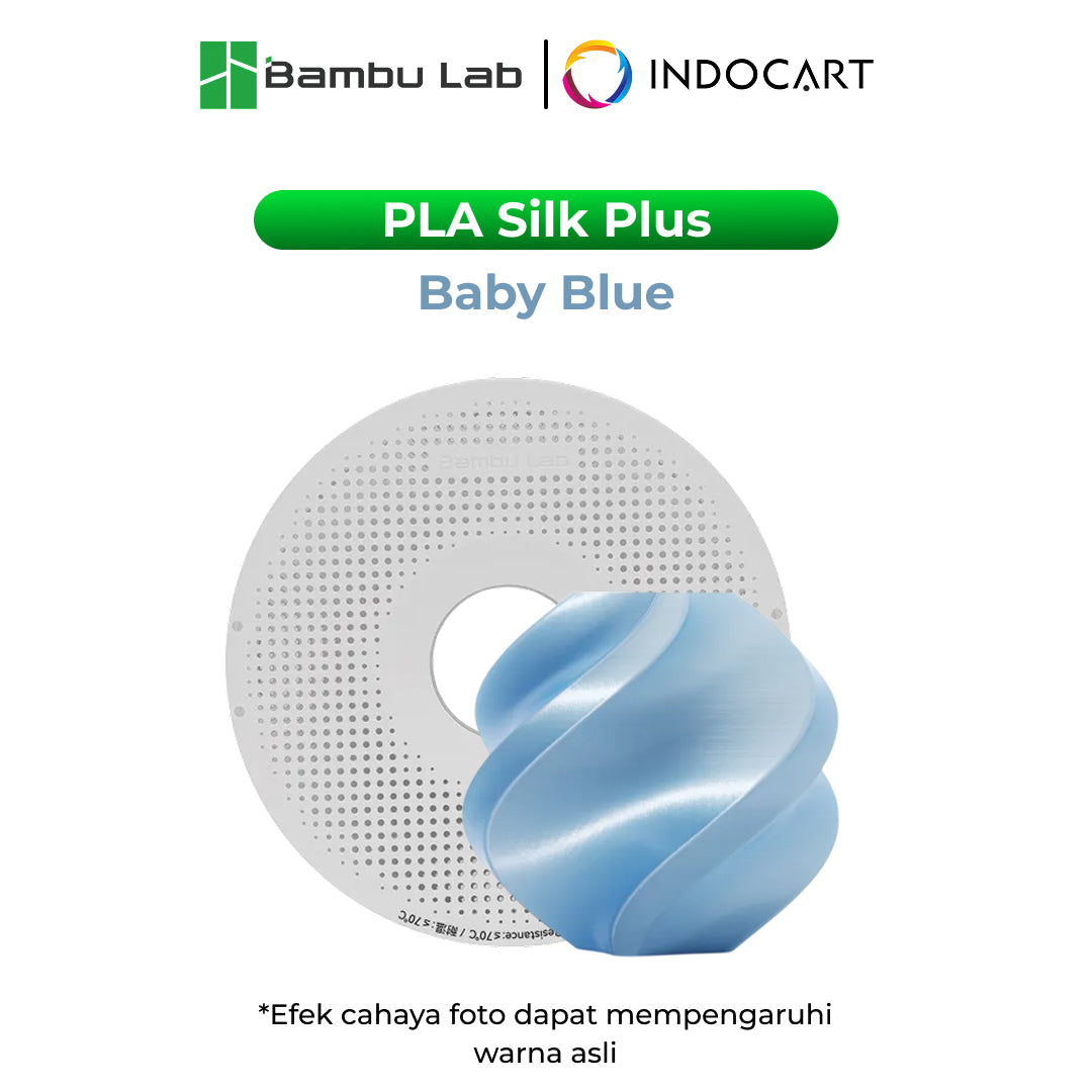 3D Printer Filament BambuLab PLA Silk Plus Shiny and Smooth Finish Filament 1.75mm-1Kg