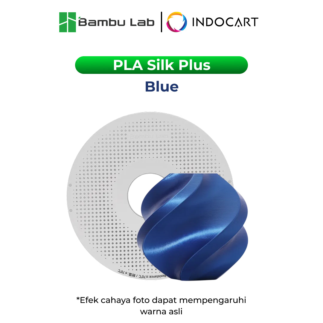 3D Printer Filament BambuLab PLA Silk Plus Shiny and Smooth Finish Filament 1.75mm-1Kg