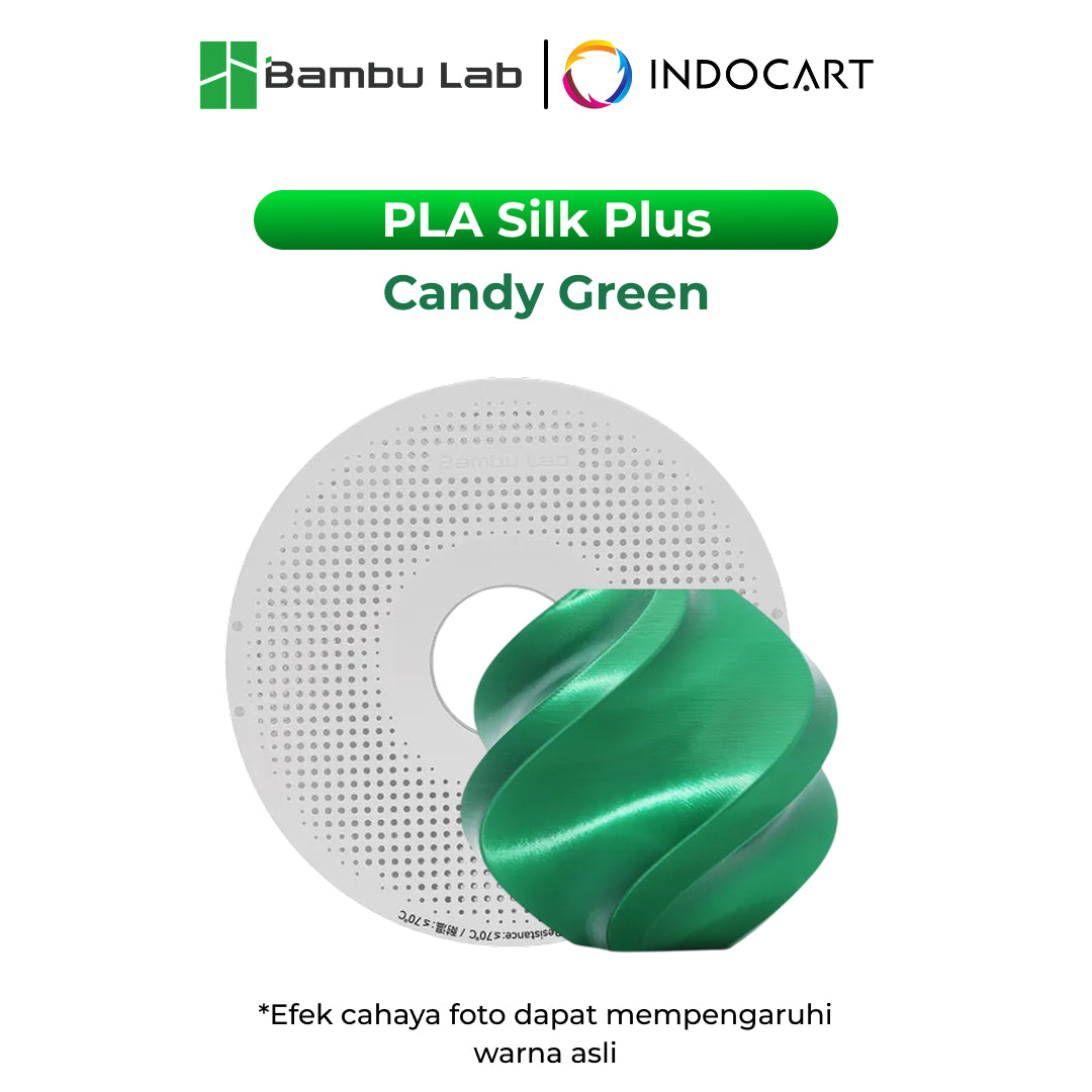 3D Printer Filament BambuLab PLA Silk Plus Shiny and Smooth Finish Filament 1.75mm-1Kg