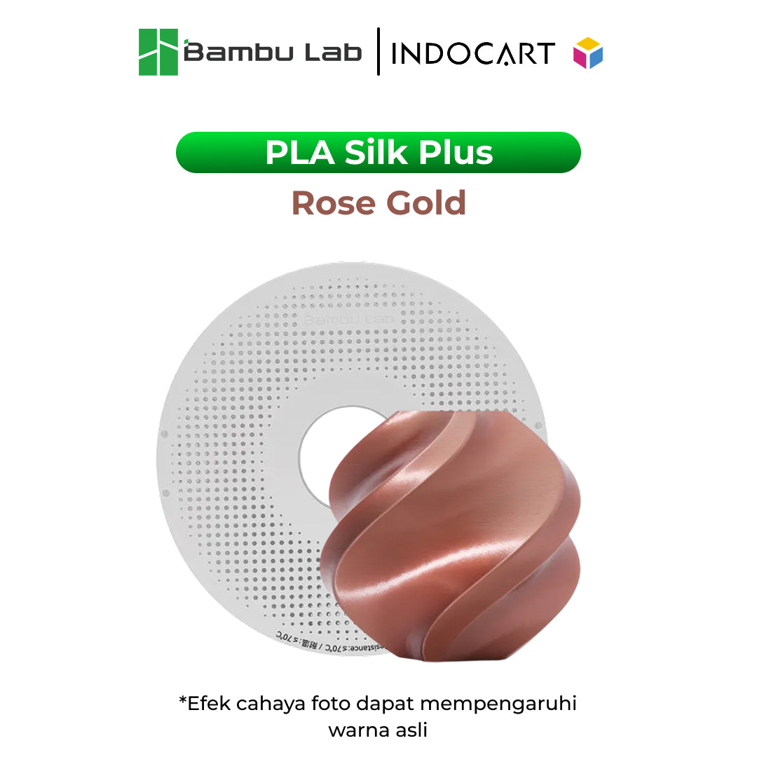 3D Printer Filament BambuLab PLA Silk Plus Shiny and Smooth Finish Filament 1.75mm-1Kg