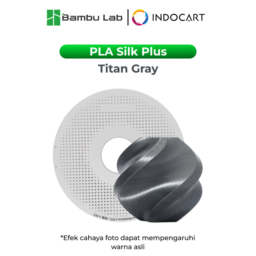 3D Printer Filament BambuLab PLA Silk Plus Shiny and Smooth Finish Filament 1.75mm-1Kg