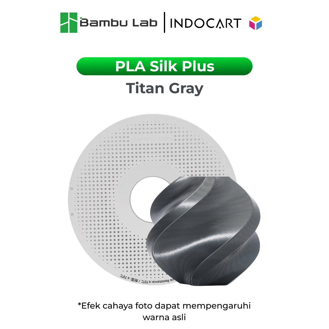 3D Printer Filament BambuLab PLA Silk Plus Shiny and Smooth Finish Filament 1.75mm-1Kg