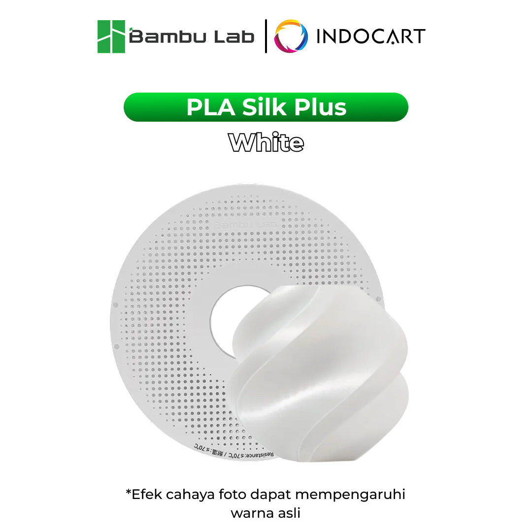 3D Printer Filament BambuLab PLA Silk Plus Shiny and Smooth Finish Filament 1.75mm-1Kg