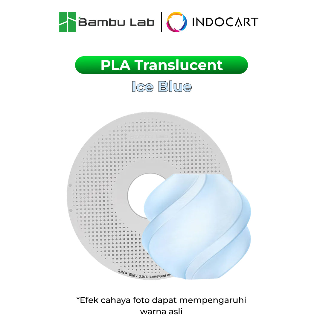 3D Printer Filament BambuLab PLA Translucent for Crafting Decorative Lightshades 1.75mm 1Kg