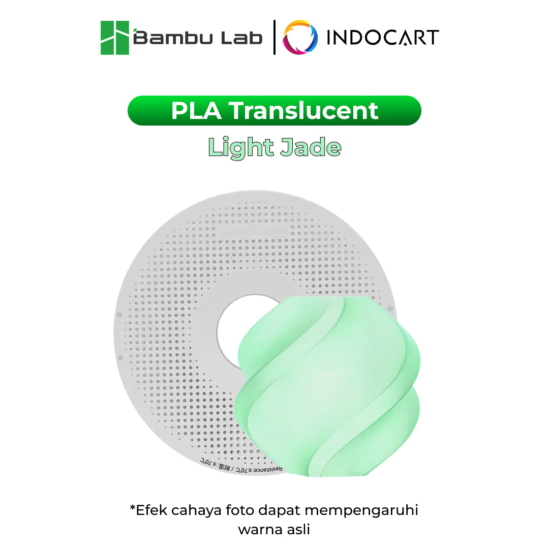 3D Printer Filament BambuLab PLA Translucent for Crafting Decorative Lightshades 1.75mm 1Kg