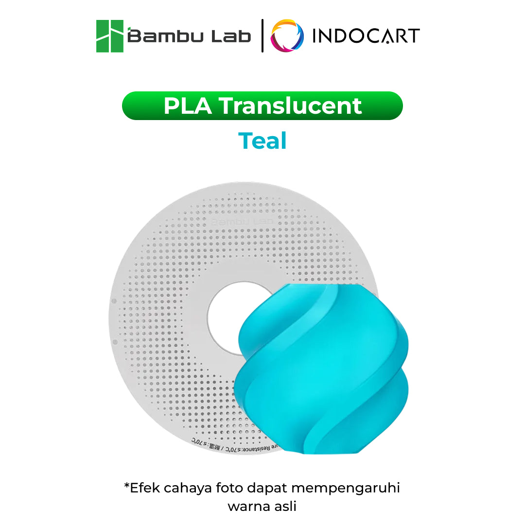 3D Printer Filament BambuLab PLA Translucent for Crafting Decorative Lightshades 1.75mm 1Kg