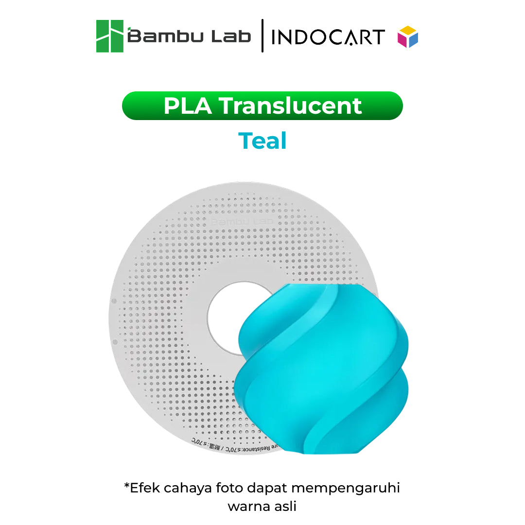 3D Printer Filament BambuLab PLA Translucent for Crafting Decorative Lightshades 1.75mm 1Kg