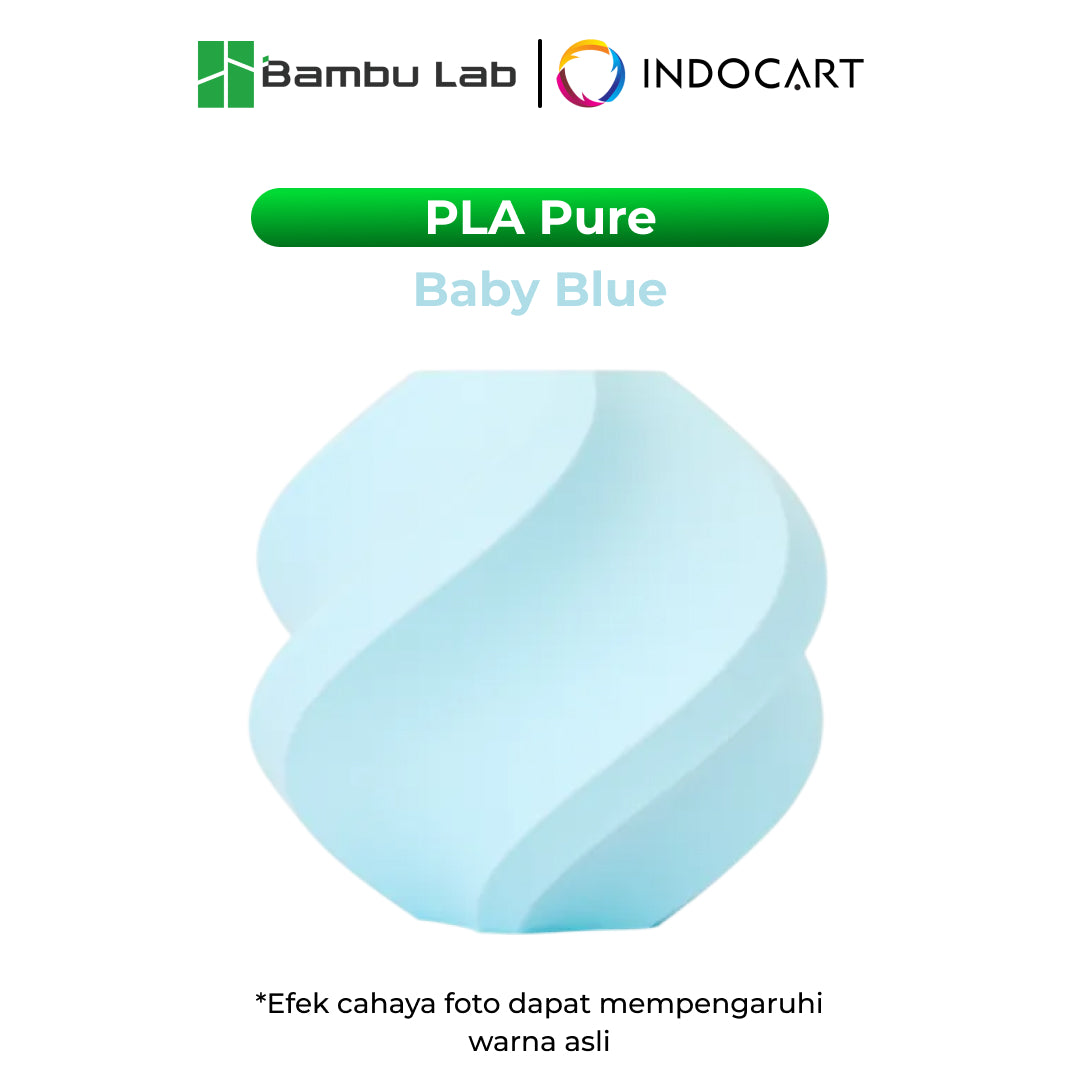 3D Printer Filament Refill BambuLab PLA Pure EU Food Contact Certified Filament No Spool 1.75mm 1Kg