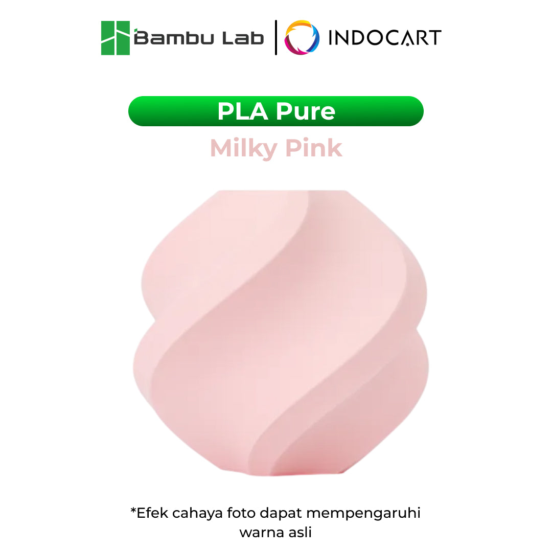 3D Printer Filament Refill BambuLab PLA Pure EU Food Contact Certified Filament No Spool 1.75mm 1Kg
