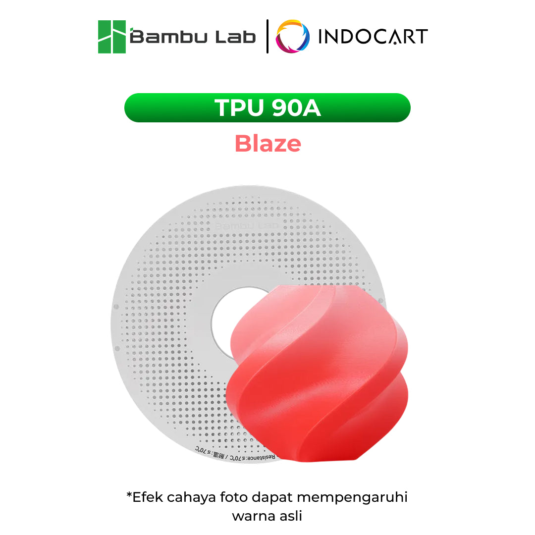 3D Printer Filament BambuLab TPU 90A Designed for Exceptional Flexibility and Resilience Model 1.75mm 1Kg