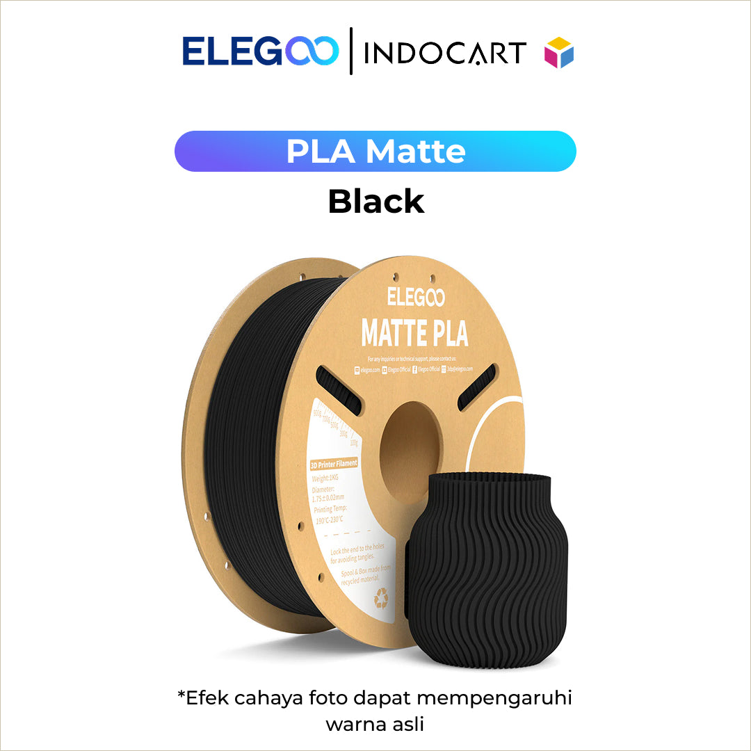 3D Printer Filament Elegoo PLA Matte Colored 1.75mm 1Kg