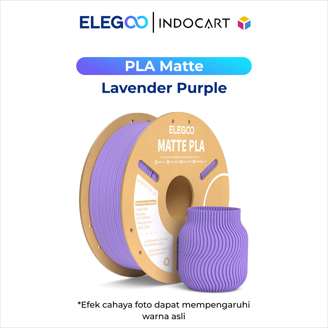 3D Printer Filament Elegoo PLA Matte Colored 1.75mm 1Kg