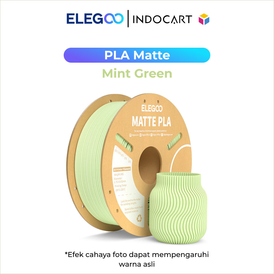 3D Printer Filament Elegoo PLA Matte Colored 1.75mm 1Kg