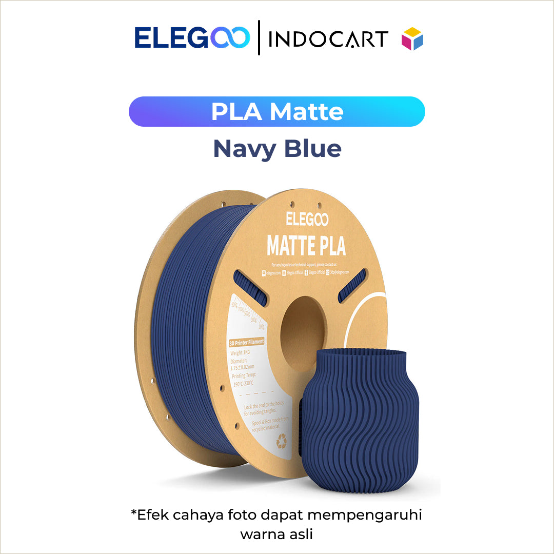 3D Printer Filament Elegoo PLA Matte Colored 1.75mm 1Kg
