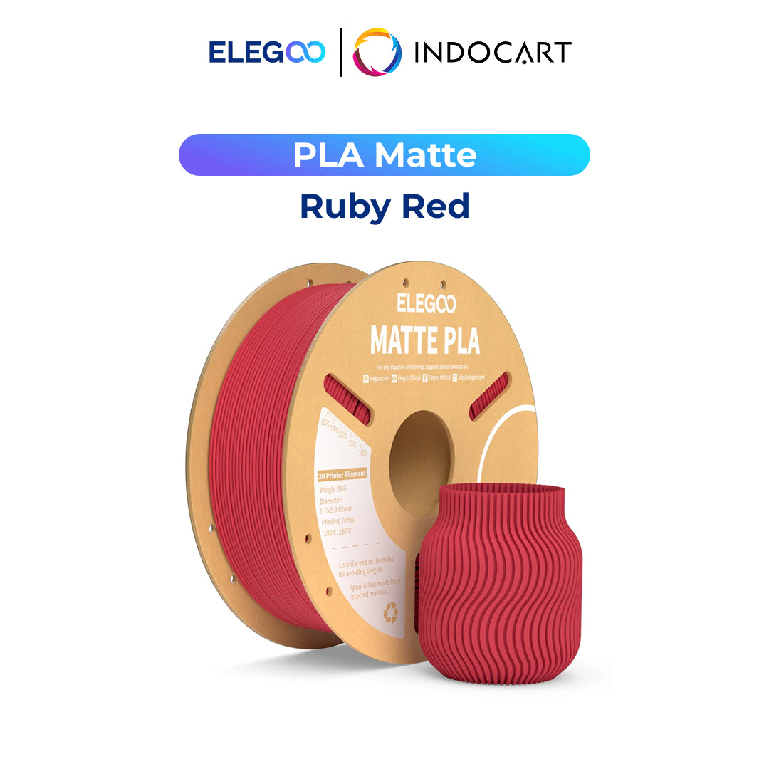 3D Printer Filament Elegoo PLA Matte Colored 1.75mm 1Kg