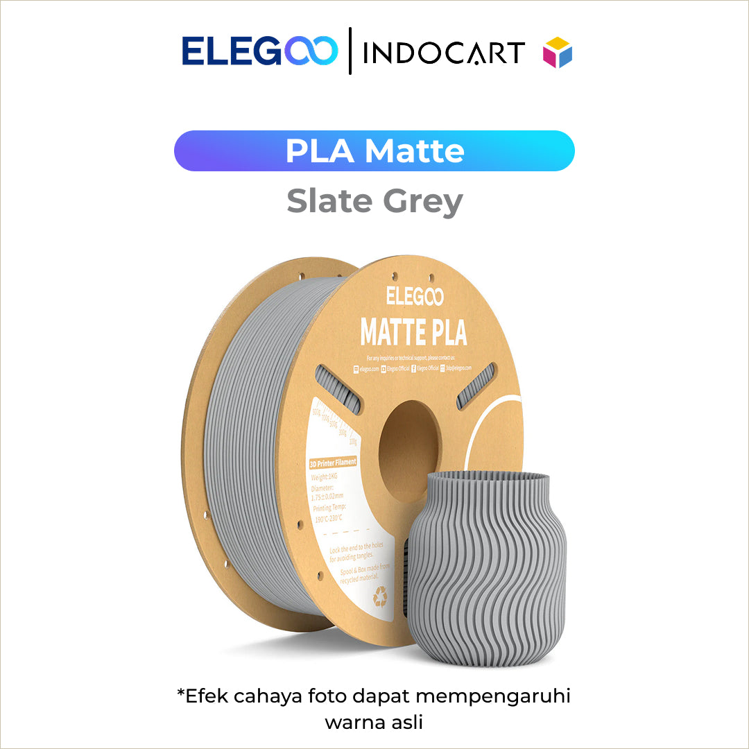 3D Printer Filament Elegoo PLA Matte Colored 1.75mm 1Kg