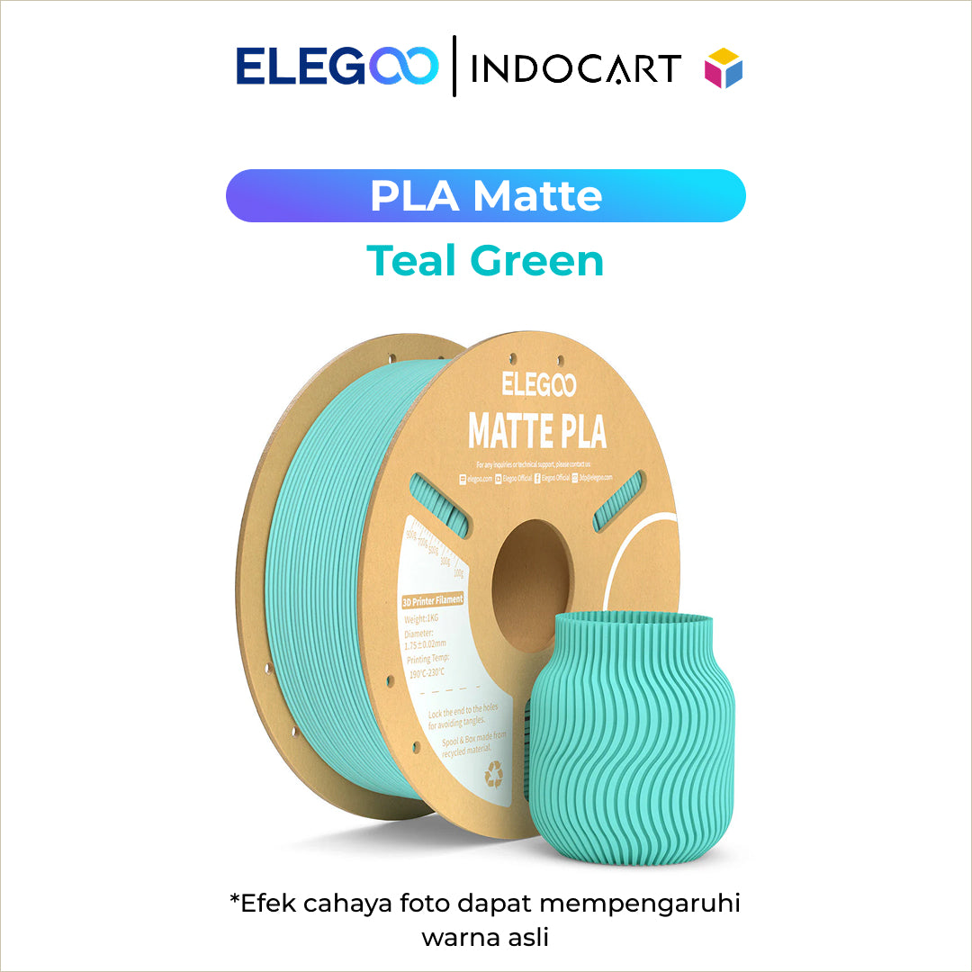 3D Printer Filament Elegoo PLA Matte Colored 1.75mm 1Kg