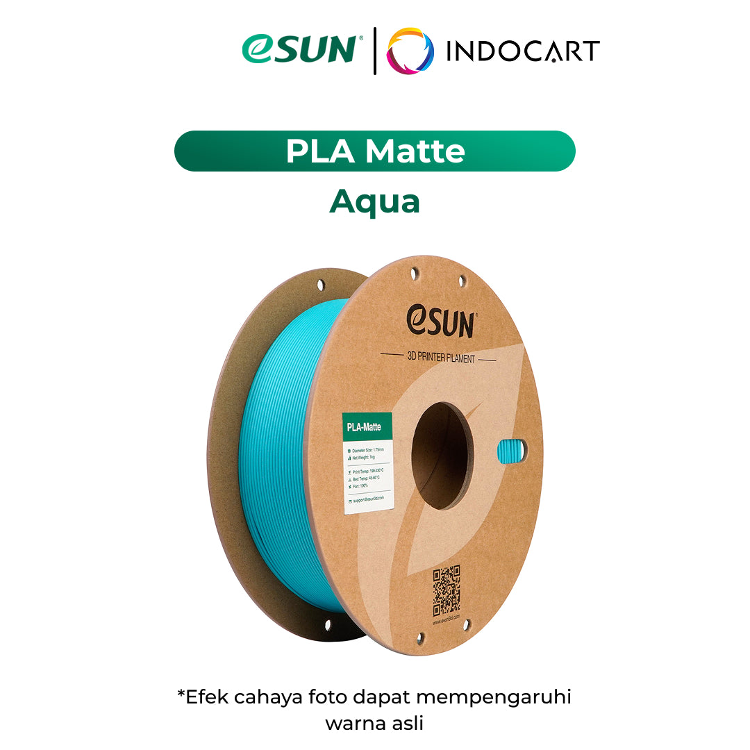3D Printer Filament eSUN PLA Matte Surface Smooth Effect 1.75mm 1kg